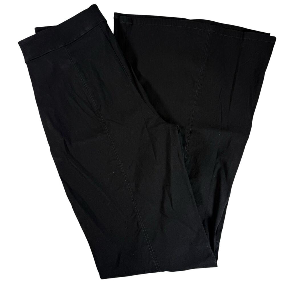 ANTHROPOLOGIE x MAEVE NWT Slim Trumpet Flare Pants In Black Size 10